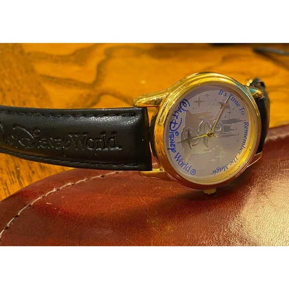 Disney Accessories - VTG Men's 35mm Rose Gold Tone 25th Disney World Anniversary Watch, Kodak